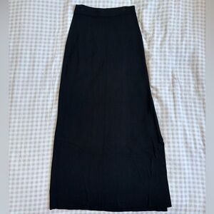 Notations Classic Black Maxi Skirt